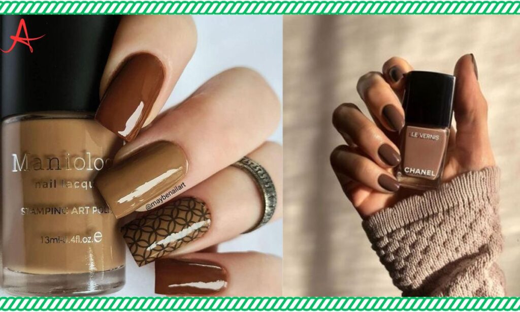 Light Brown Nail Color